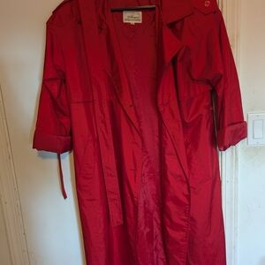 Worthington Bold Red Trench Coat